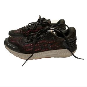 Under Armour Womens Charged Rogue 3021247-105 Black Pink Running Shoes S…